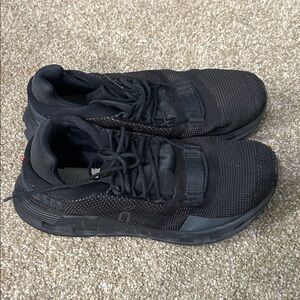 Women’s On Cloud Black Athletic Shoes